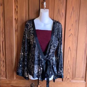 Do & Be Kimono Wrap Top/Robe